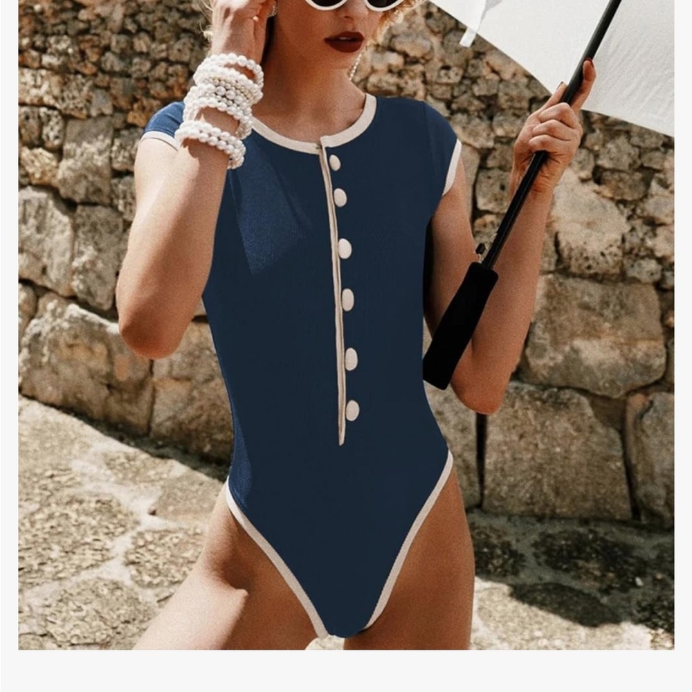 SAME Los Angeles Grace One Piece Navy- Medium